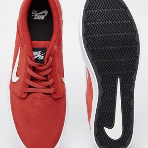Nike Originals Trainers In Red